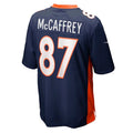 Custom #87 Navy DEN Football Shirt Top
