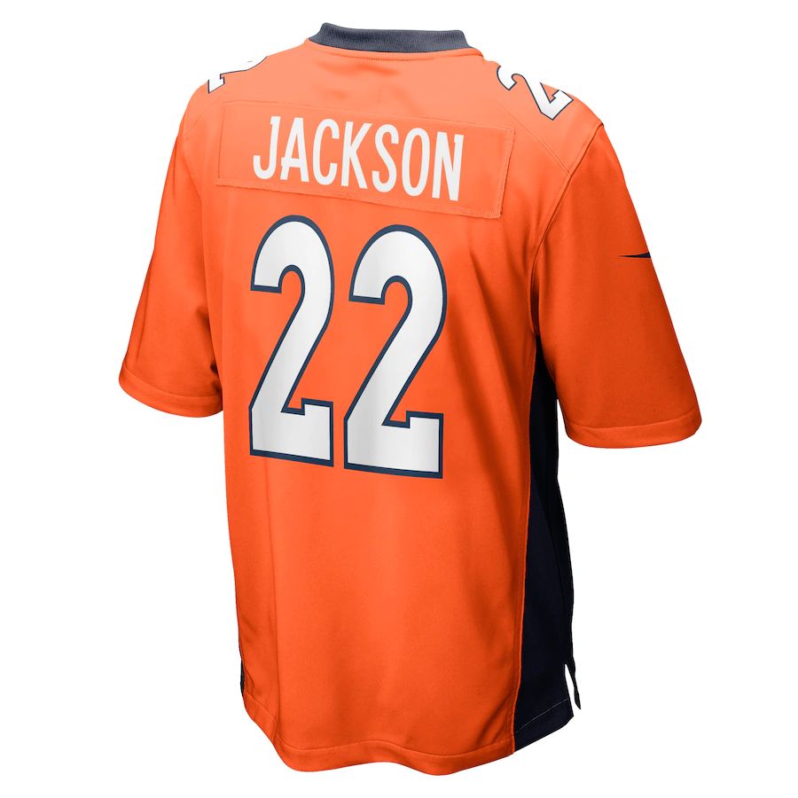 Custom #22 Orange DEN Football Shirt Top