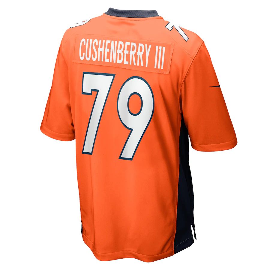 Custom #79 Orange DEN Football Shirt Top