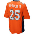 Custom #25 Orange DEN Football Shirt Top