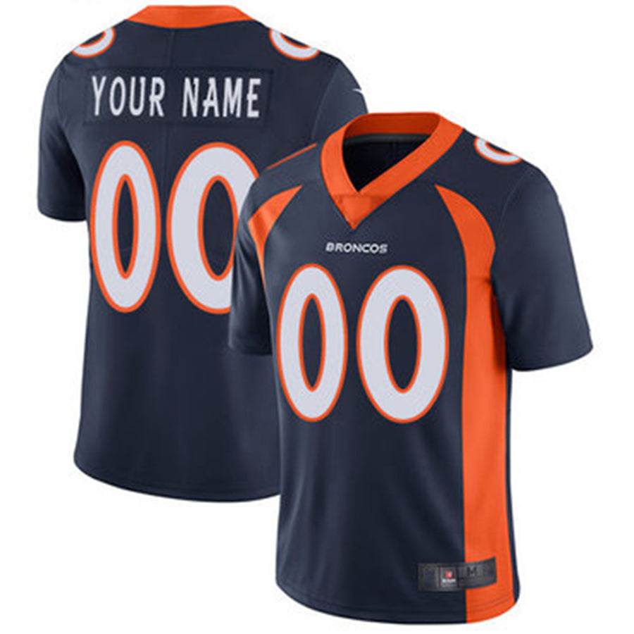 Custom Navy DEN Football Shirt Top