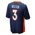 Custom #3 Navy DEN Football Shirt Top