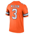 Custom #3 Orange DEN Football Shirt Top