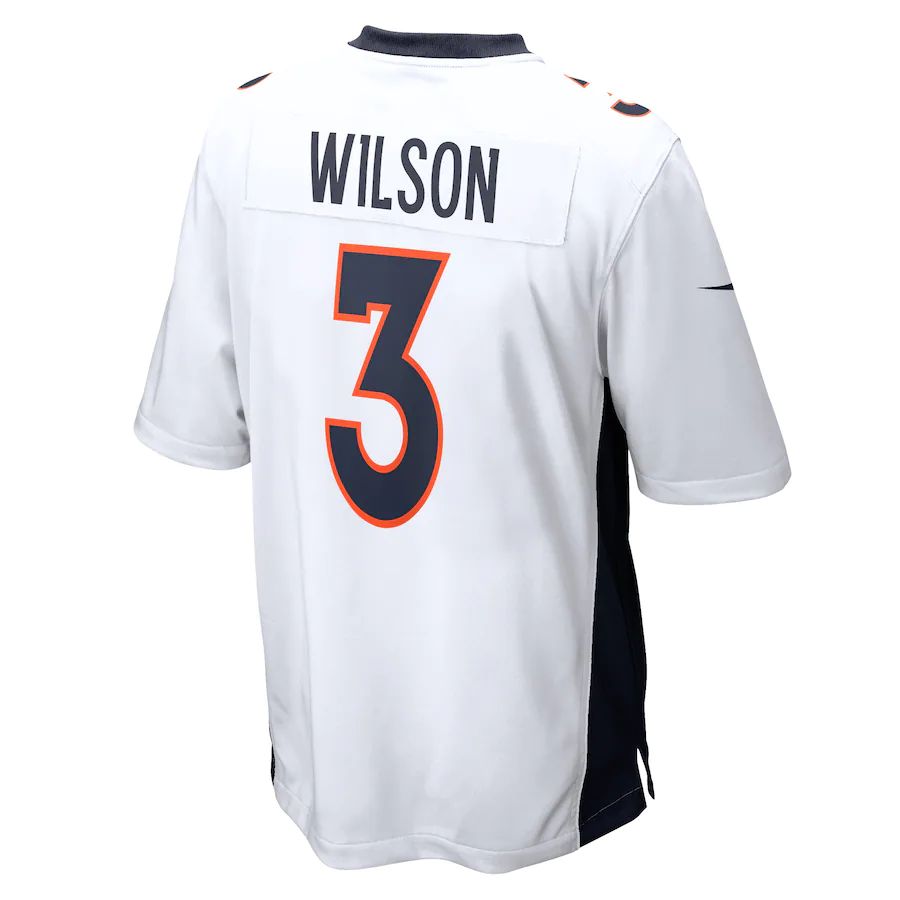 Custom #3 White DEN Football Shirt Top