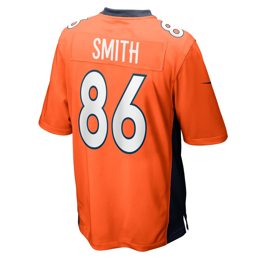 Custom #86 Orange DEN Football Shirt Top