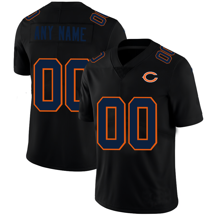 Custom Black CHI Football Shirt Top