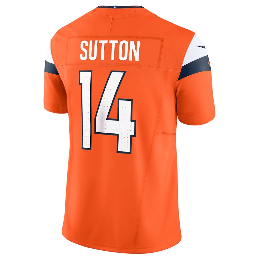 Custom #14 Orange DEN Football Shirt Top