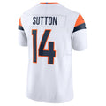 Custom #14 White DEN Football Shirt Top