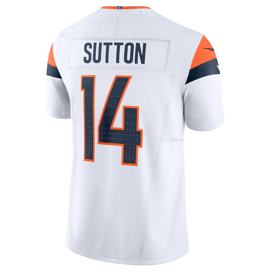 Custom #14 White DEN Football Shirt Top