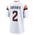 Custom #2 White DEN Football Shirt Top