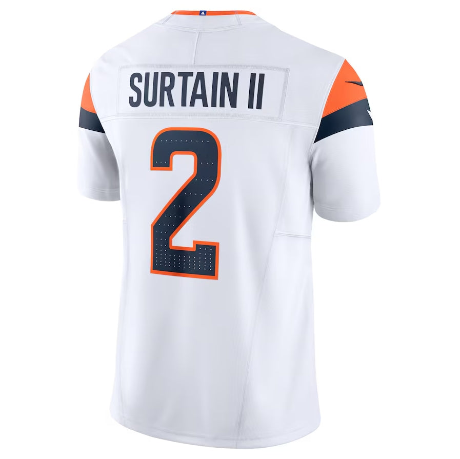 Custom #2 White DEN Football Shirt Top