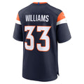 Custom #33 Navy DEN Football Shirt Top