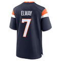 Custom #7 Navy DEN Football Shirt Top