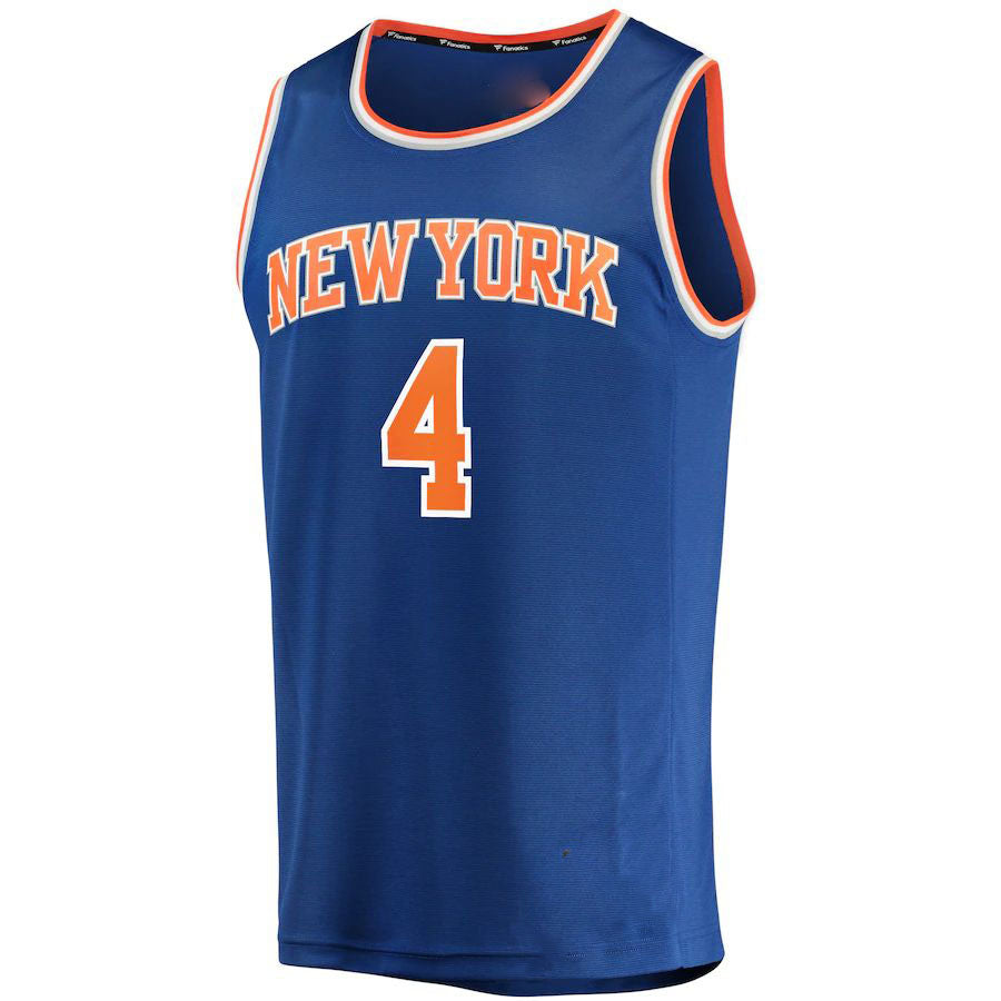 Custom #4 Blue 2022 NYK Basketball Shirt Top
