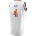 Custom #4 White 2022 NYK Basketball Shirt Top