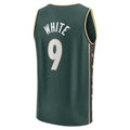 Custom #9 White 2022 BOS Basketball Shirt Top