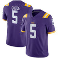 Custom #5 Purple Football Shirt Top