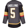 Custom #5 Gray VGK Hockey Shirt Top