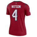 Custom #4 Red HOU Football Shirt Top