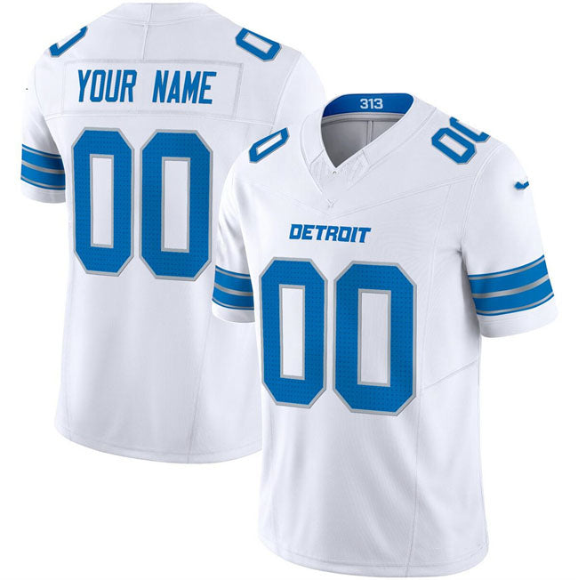 Custom White 2024 DET Football Shirt Top