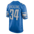 Custom #34 Blue DET Football Shirt Top