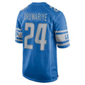 Custom #24 Blue DET Football Shirt Top