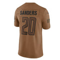 Custom #20 Brown 2023 DET Football Shirt Top