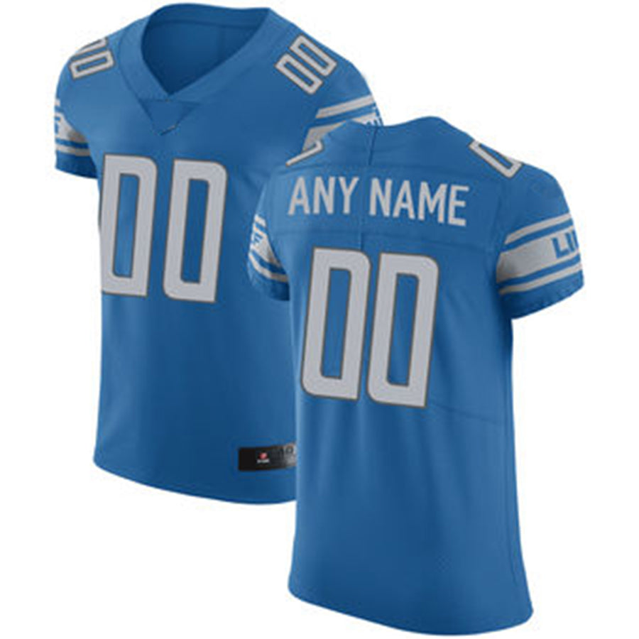 Custom Blue DET Football Shirt Top