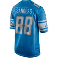 Custom #88 Blue DET Football Shirt Top