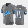 Custom Gray DET Football Shirt Top