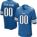 Custom Light Blue DET Football Shirt Top