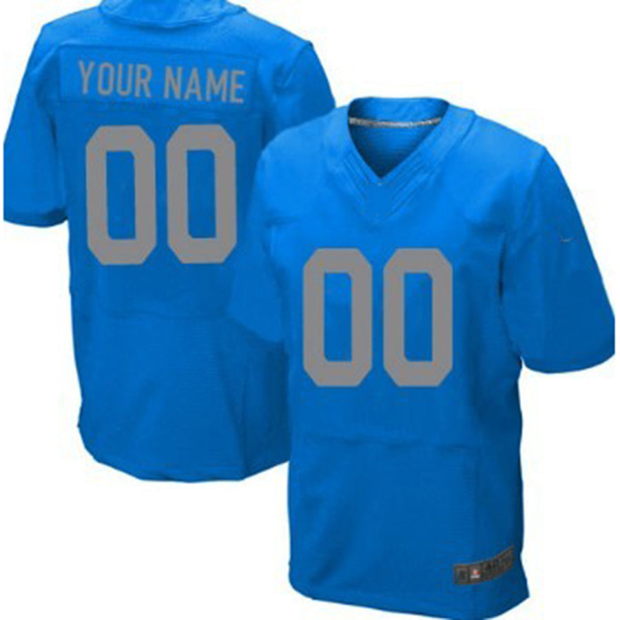 Custom Navy Blue DET Football Shirt Top