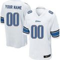 Custom White DET Football Shirt Top