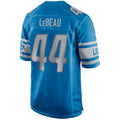 Custom #44 Blue DET Football Shirt Top