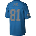 Custom #81 Blue DET Football Shirt Top