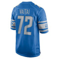 Custom #72 Blue DET Football Shirt Top