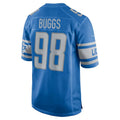 Custom #98 Blue DET Football Shirt Top