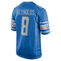 Custom #8 Blue DET Football Shirt Top
