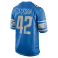 Custom #42 Blue DET Football Shirt Top