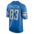 Custom #83 Blue DET Football Shirt Top
