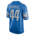 Custom #44 Blue DET Football Shirt Top