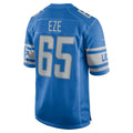 Custom #65 Blue DET Football Shirt Top