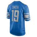 Custom #19 Blue DET Football Shirt Top