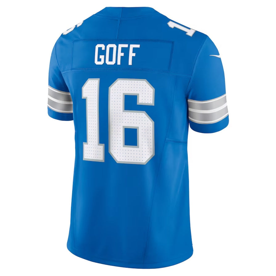 Custom #16 Blue DET Football Shirt Top