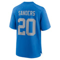 Custom #20 Blue DET Football Shirt Top