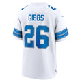 Custom #26 White DET Football Shirt Top
