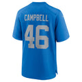 Custom #46 Blue DET Football Shirt Top