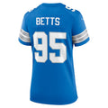Custom #95 Blue DET Football Shirt Top