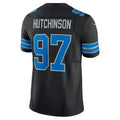 Custom #97 Black DET Football Shirt Top