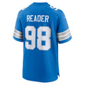 Custom #98 Blue DET Football Shirt Top